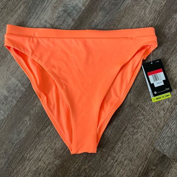 Nike Swim Women's Icon High Waist Bikini Bottom -Size Large - Picture 1 of 6